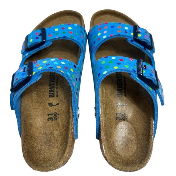 BIRKENSTOCK ARIZONA Blue Dot Kids EU Size 31 US 13 - Picture 3 of 5